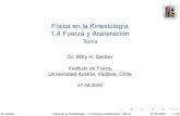 UACH Kinesiologia Fisica 1.4 Fuerza y Aceleración