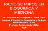Radioisotopos en Bioquimica y Medicina