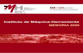 Memoria 2009. Instituto Maquina Herramienta