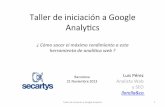 Taller de iniciación a Google Analytics (2013-11)