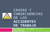 Causas y consecuencias de los accidentes de trabajo