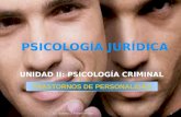 Psicologia criminal y trastornos psicopáticos
