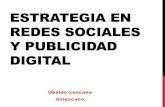 Estrategia en redes sociales y publicidad digital