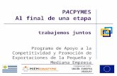 PACPYMES - Cierre 2009