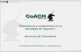 Servicios de Consultoría CoACH Consultores México presentación resumen
