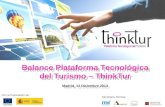 Thinktur, ITH plataforma tecnológica del turismo 2013