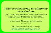 Auto-organización en sistemas económicos