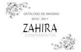 Catálogo Zahira Moda 2010 navidad