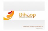 Presentación introductoria BIHOOP Diciembre 2013