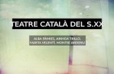 Teatre català s.XX