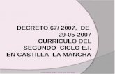 Fundamentación metodologica y CURRICULUM EDUCACION INFANTIL EN   CASTILLA LA MANCHA