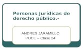 Personas Jurídicas de derecho público