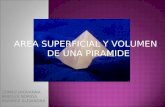 area y volumen de una piramide