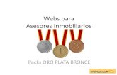 Webs inmobiliarias   packs oro-plata-bronce