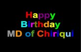 Sexto cumpleaños de MD of Chiriqui