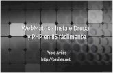 Webmatrix | Instale Drupal y PHP en IIS fácilmente