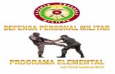 Artes Marciales - Defensa Personal Militar, Programa Elemental(1)