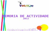 Tateiju España memoria de actividades 2012