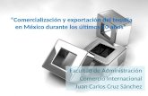 comercializacion y exportacion del tequila en mexico durante los ultimos 10 años