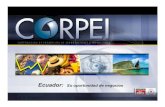 Cifras Inversiones en Ecuador Corpei