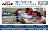 Reporte Electoral Nº 75