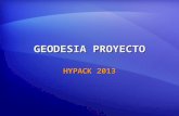 GEODESIA PROYECTO HYPACK 2013. SURVEY En HYPACK ® … Lat-Long en WGS-84 Lat-Long en Datum Local Transformación Datum GPS X-Y en Proyección Conversión Grilla.