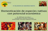 Gonzales, W. Domesticación de especies nativas con potencial económico