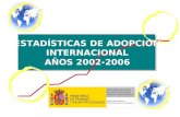 ESTADÍSTICAS DE ADOPCIÓN INTERNACIONAL AÑOS 2002-2006.