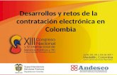 Desarrollos y retos de la contratación electrónica en Colombia.