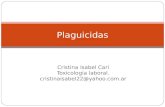 Cristina Isabel Cari Toxicologia laboral. cristinaisabel22@yahoo.com.ar Plaguicidas.