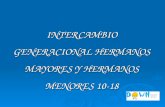INTERCAMBIO GENERACIONAL HERMANOS MAYORES Y HERMANOS MENORES 10-18.
