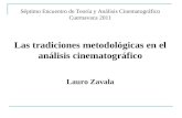 Séptimo Encuentro de Teoría y Análisis Cinematográfico Cuernavaca 2011 Las tradiciones metodológicas en el análisis cinematográfico Lauro Zavala.