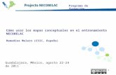 1 Cómo usar los mapas conceptuales en el entrenamiento NECOBELAC Remedios Melero (CSIC, España) Programa de formación Guadalajara, México, agosto 22-24.