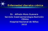 Enfermedad diarreica crónica Dr. Alfredo Mora Guevara Servicio Gastroenterologia-Nutrición Clínica Hospital Nacional de Niños 2010.