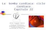 La bomba cardiaca: ciclo cardiaco Capítulo 22 Aileen Fernández Ramírez M.Sc Profesora catedrática Departamento de Fisiología Escuela de Medicina Universidad.