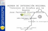VIII Encuentro Internacional de Programas de Postgrado Iberoamericanos sobre Desarrollo Regional y Políticas Territoriales. RIPPET AGENDA DE INTEGRACIÓN.