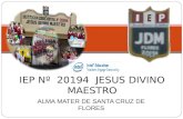 ALMA MATER DE SANTA CRUZ DE FLORES IEP Nº 20194 JESUS DIVINO MAESTRO.