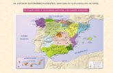 EL ESTADO AUTONÓMICO ESPAÑOL (derivado de la Constitución de 1978) En España existen 17 comunidades autónomas y dos ciudades autónomas.