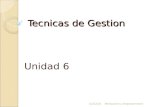 Tecnicas de Gestion Unidad 6 1/25/2014Motivacion y Empowerment.