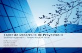Taller de Desarrollo de Proyectos II SelfManagement - Presentación Final Buffevant, Cesar Del Rio, Victor Ferrari, Martín Figliolo, Facundo.