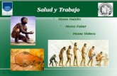 1 Salud y Trabajo Homo Videns * Homo Videns Homo Habilis * Homo Habilis Homo Faber * Homo Faber 1.