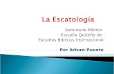 Seminario Bíblico Escuela Quiteña de Estudios Bíblicos Internacional Por Arturo Puente.