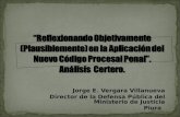 Jorge E. Vergara Villanueva Director de la Defensa Pública del Ministerio de Justicia Piura.