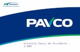 Historia Pavco de Occidente - 2.009. 2 En 1998 por los beneficios tributarios ofrecidos en la Ley Páez, el Grupo Amanco estableció una planta de producción.
