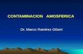 CONTAMINACION AMOSFERICA CONTAMINACION AMOSFERICA Dr. Marco Ramírez Gibert.
