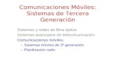 Comunicaciones Móviles: Sistemas de Tercera Generación Sistemas y redes de fibra óptica Sistemas avanzados de telecomunicación Comunicaciones móviles –Sistemas.
