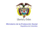 Ministerio de la Protección Social República de Colombia.