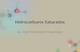 Hidrocarburos Saturados Lic. Raúl Hernández Mazariegos.