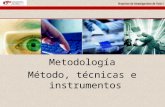 Proyectos de Investigacièon de Tesis I Metodología Método, técnicas e instrumentos.
