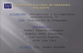 ASIGNATURA: Introducción a la ingeniería agroindustrial II TEMA: Elaboración de Champagne INTEGRANTES: Rommel Eduardo Rodríguez Rogelio Adalí Gutiérrez.